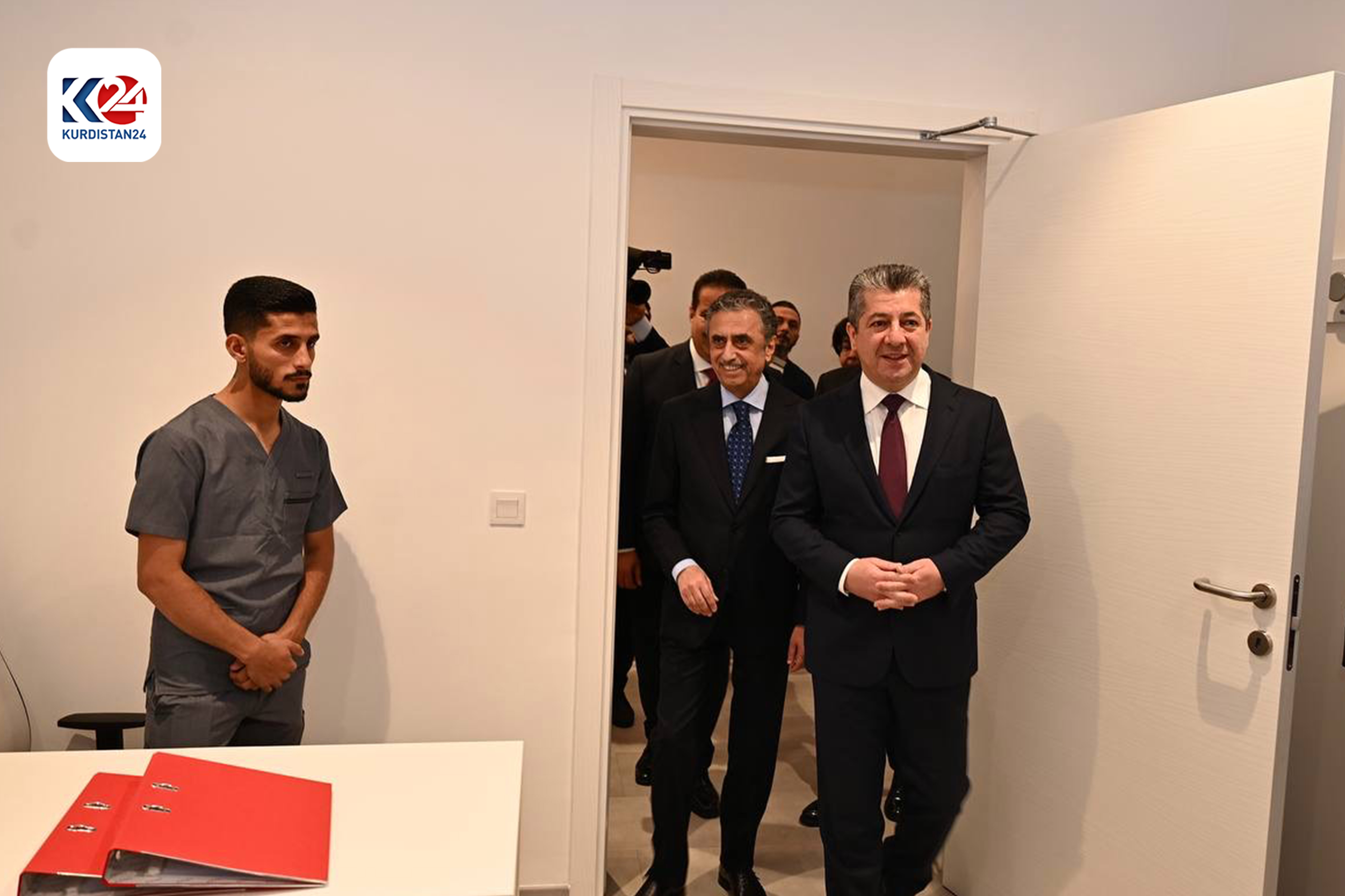  کردنەوەی سەنتەری شێخ باز بۆ چاودێریی بەساڵاچووان لەلایەن مەسرور بارزانییەوە (وێنە: ئیسلام هیرۆ - کوردستان24)